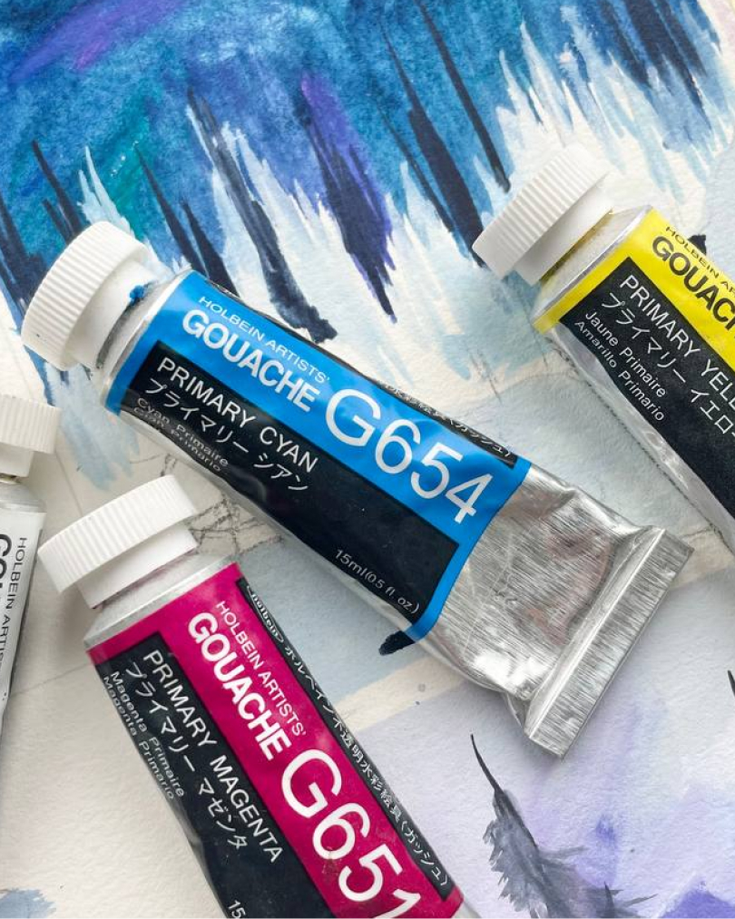 Gouache tubes